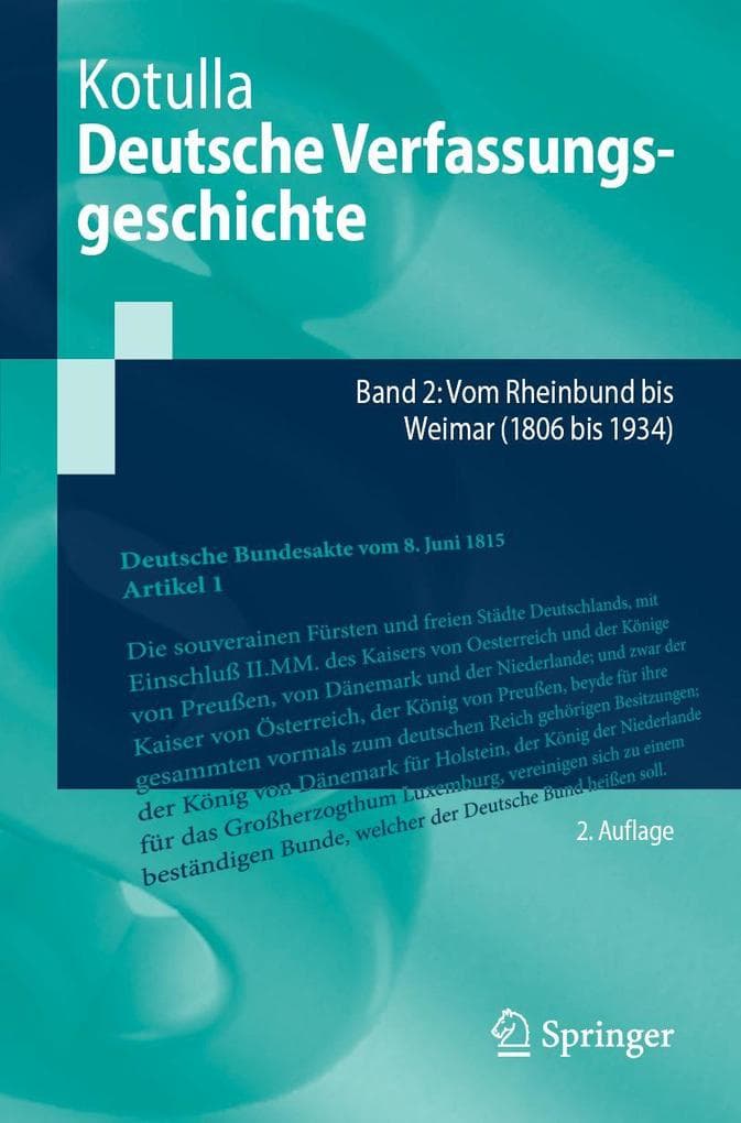 Deutsche Verfassungsgeschichte Band 2