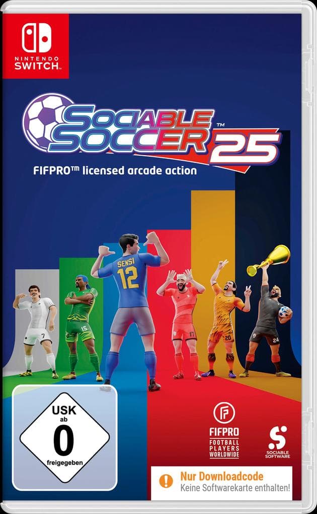 Sociable Soccer 25 (Nintendo Switch - Code in Box)