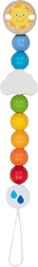 Schnullerkette Regenbogen