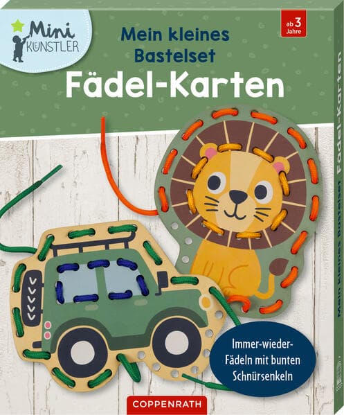 Mein kleines Bastelset: Fädel-Karten