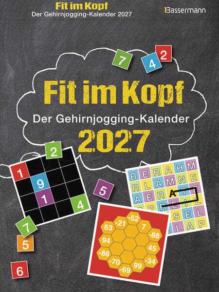 Fit im Kopf - der Gehirnjogging-Kalender 2027