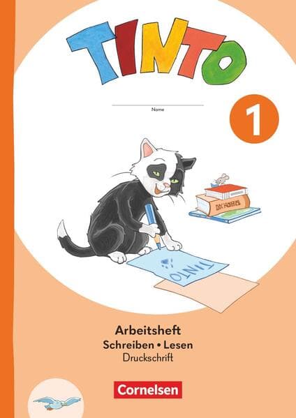 Tinto 1. Schuljahr - Ausgabe 2026 - Arbeitsheft Schreiben und Lesen in Druckschrift - Mit Lauttabelle und Lernentwicklungsheft