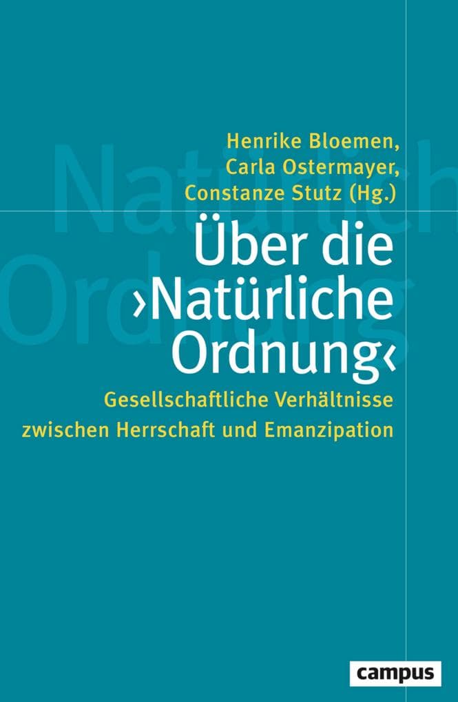 Über die >Natürliche Ordnung<