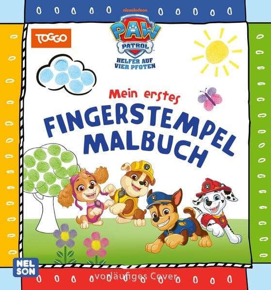 PAW Patrol Kindergartenheft: Mein erstes Fingerstempel-Malbuch