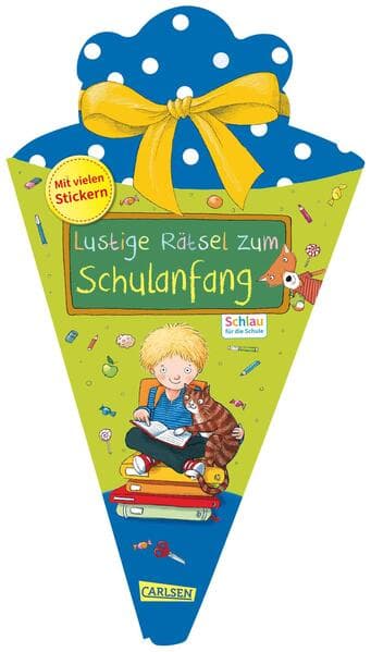 Schlau für die Schule: Lustige Rätsel zum Schulanfang (Schultüte blau)