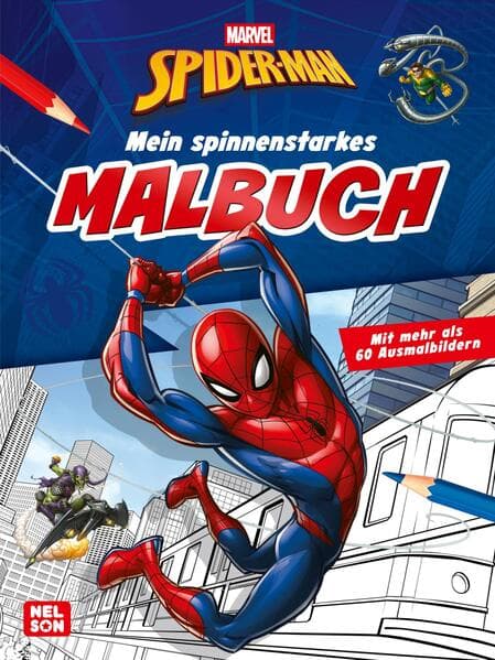 MARVEL Spider-Man: Mein spinnenstarkes Malbuch