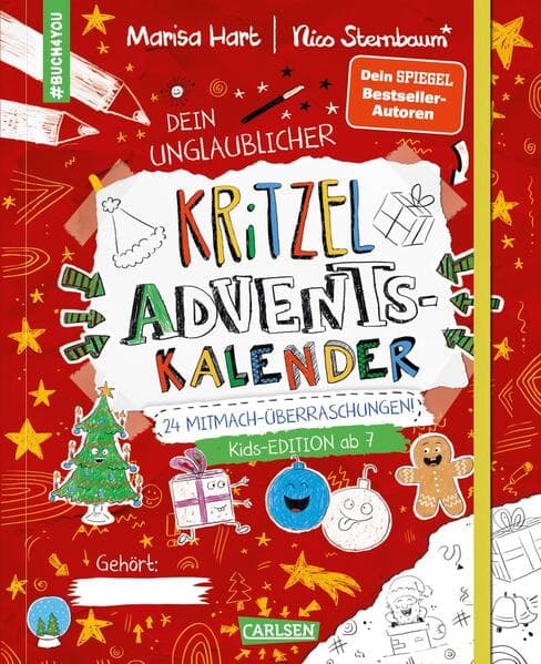#buch4you: Kritzel-Mitmach-Adventskalender
