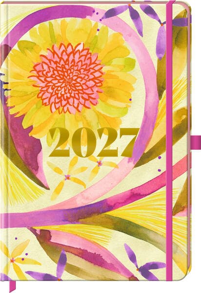Wochenkalender 2027 - Yellow