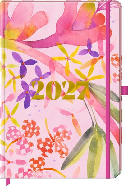 Wochenkalender 2027 - Pink