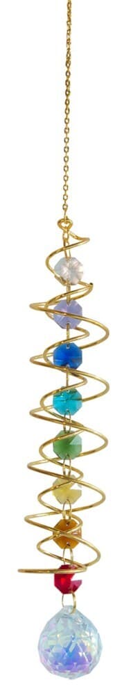 Suncatcher."Helix Spirale" vergoldet