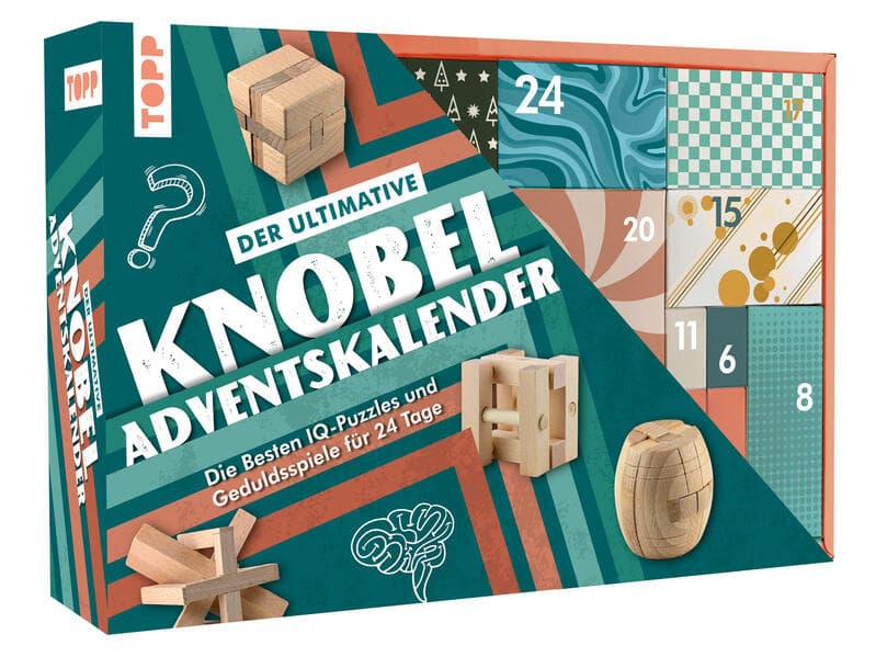 Knobelspiel-Adventskalender 3 - Die besten IQ-Puzzles und Geduldsspiele für 24 Tage