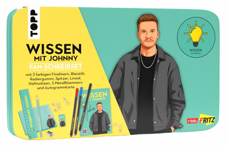 Wissen mit Johnny: Fan-Schreibset