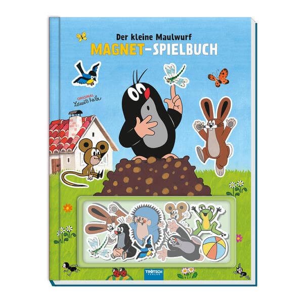 TRÖTSCH - Der kleine Maulwurf Magnet-Spielbuch Pappenbuch mit Magneten