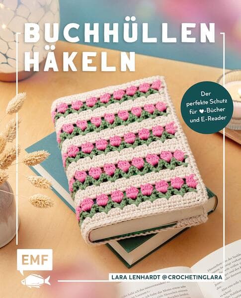 Buchhüllen häkeln - mit crochetinglara