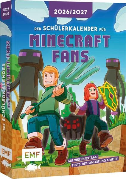 Das Grundschul-Hausaufgabenheft für Minecraft-Fans 2026/2027