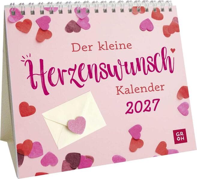 Mini-Kalender 2027: Der kleine Herzenswunschkalender