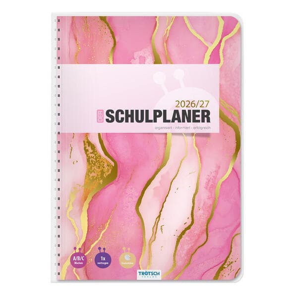 TRÖTSCH - Schulplaner Pink 26/27