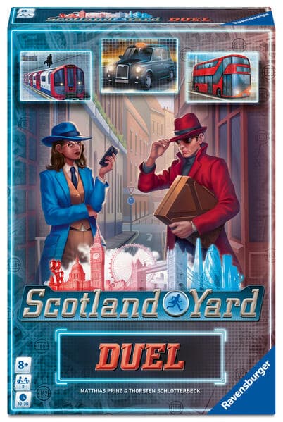 Scotland Yard Duel - Gesellschaftsspiel & Brettspiel ab 8 Jahre