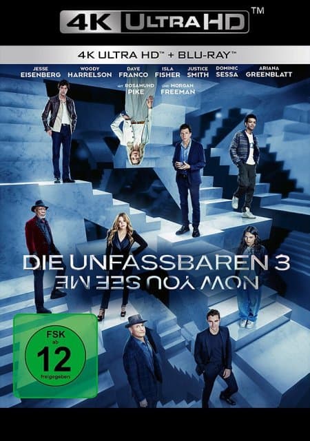 Die Unfassbaren 3 - Now you see me. UHD + Blu-ray
