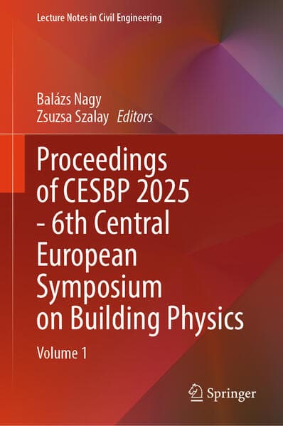 Proceedings of CESBP 2025 - 6th Central European Symposium on Building Physics