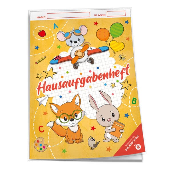 TRÖTSCH - Hausaufgabenheft Grundschule Zum Schulstart Tierfreunde