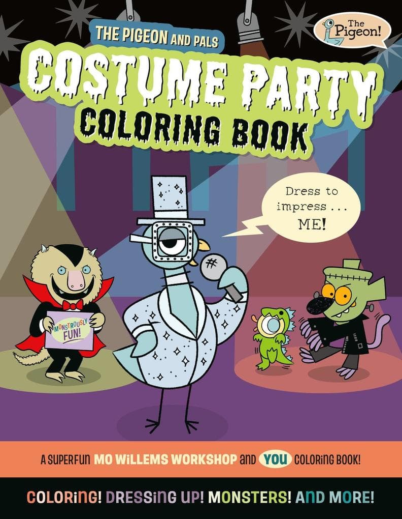 The Pigeon and Pals Monster Fun Coloring Book