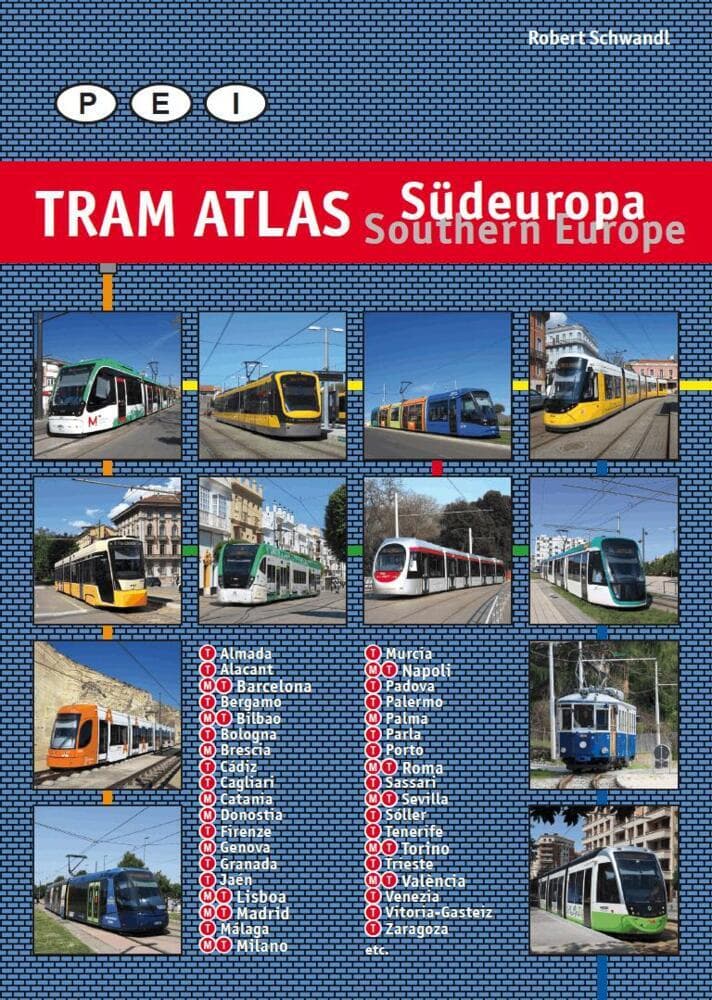 Tram Atlas Südeuropa/Southern Europe