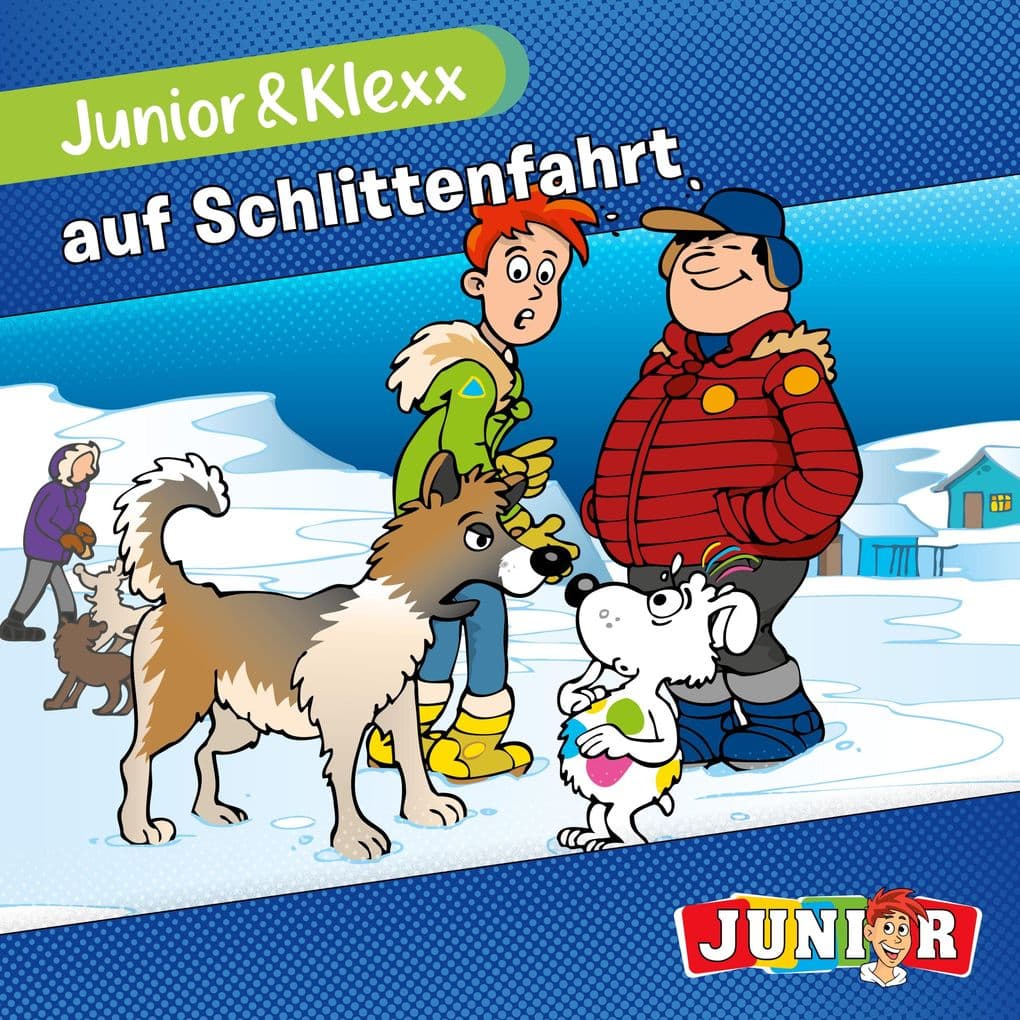 Junior & Klexx auf Schlittenfahrt