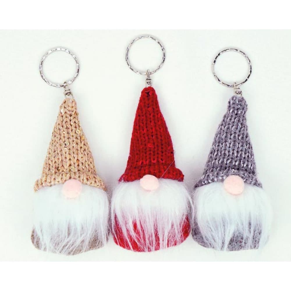 Wichtel mit Schluesselanhaenger und langem Bart