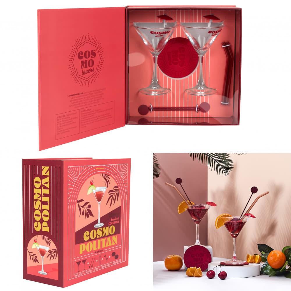 10-teilige Cosmopolitan Cocktailbox