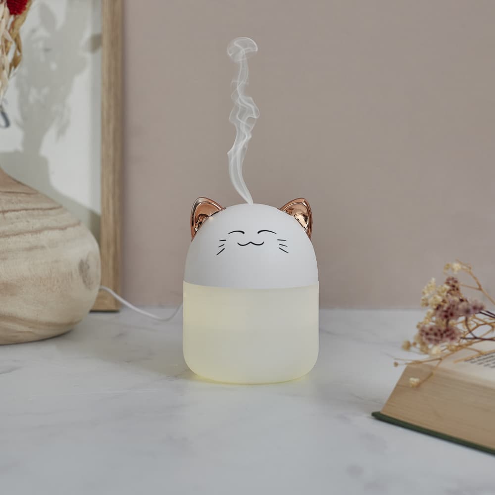led-katze-diffusor kawaii