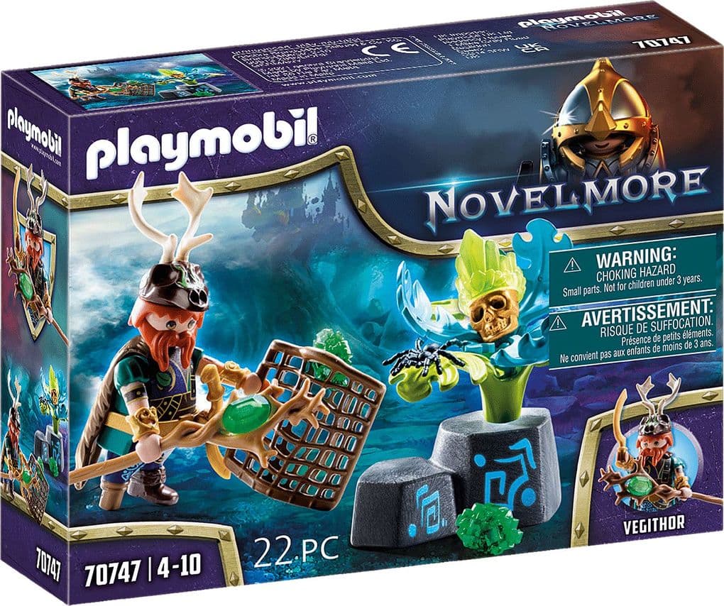 PLAYMOBIL Novelmore 70747 - Violet Vale - Magier der Pflanzen