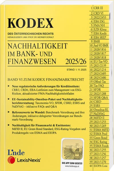 KODEX Nachhaltigkeit im Bank- und Finanzwesen 2025/26