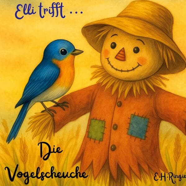 Elli trifft die Vogelscheuche