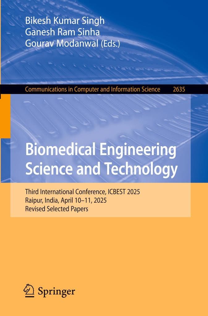 Biomedical Engineering Science and Technology