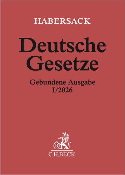 Deutsche Gesetze Gebundene Ausgabe I/2026
