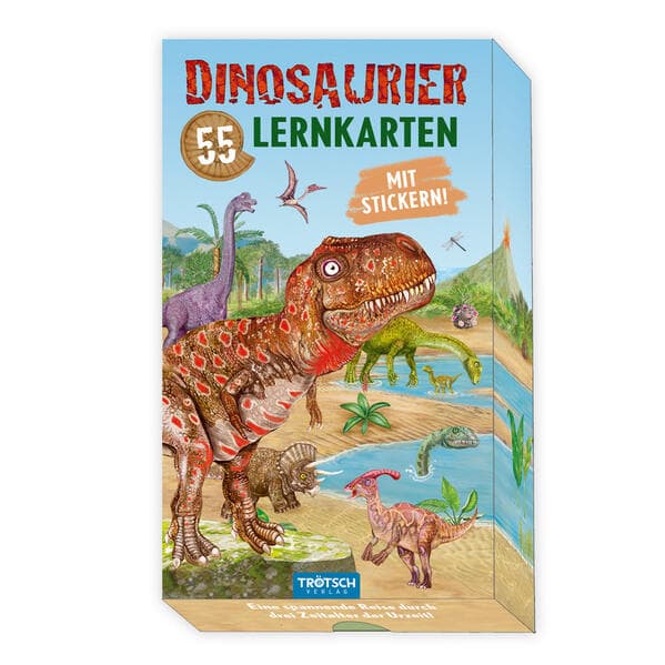 TRÖTSCH - 55 Lernkarten Dinosaurier