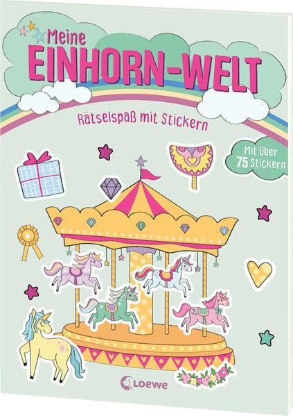 Meine Einhorn-Welt - Rätselspaß mit Stickern