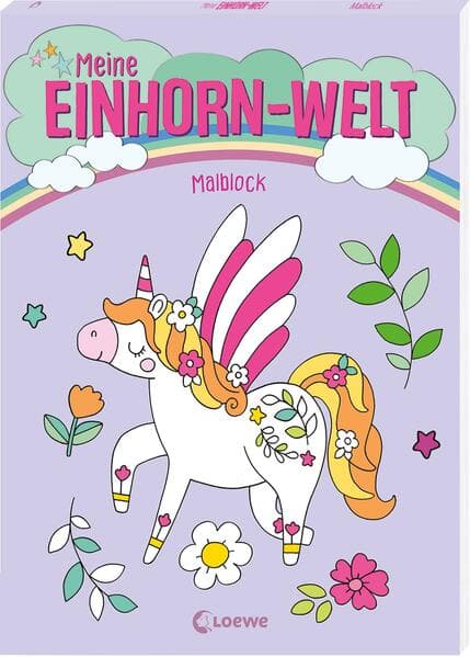Meine Einhorn-Welt - Malblock