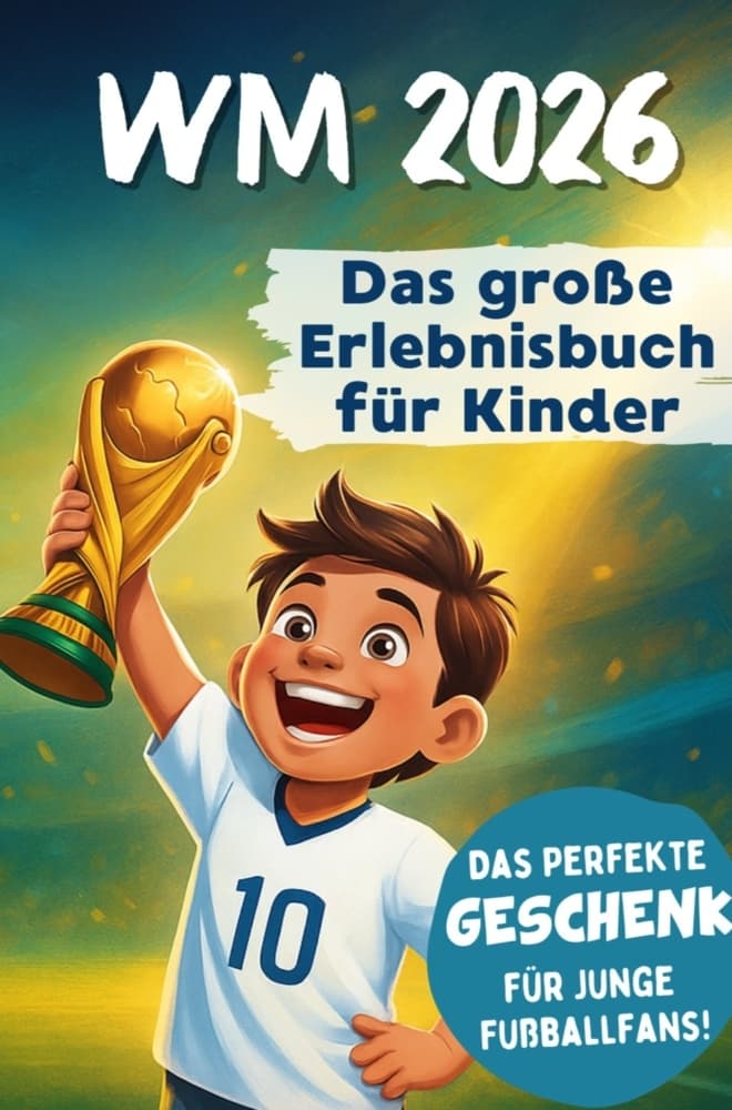 WM 2026 Erlebnisbuch für Kinder | Das Mitmach-Fußballbuch mit Rätseln, Stars & Rekorden