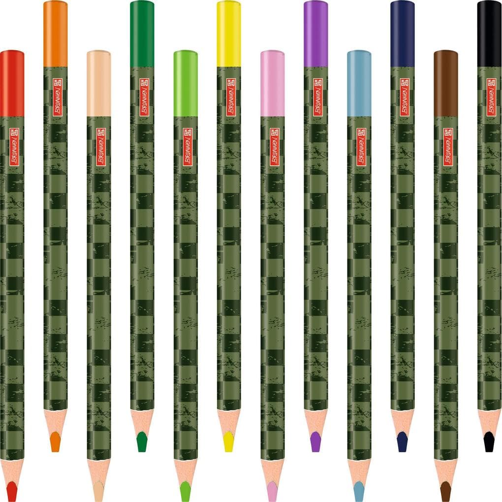 Jumbo Buntstifte 12er Pckg. Fast Wheels