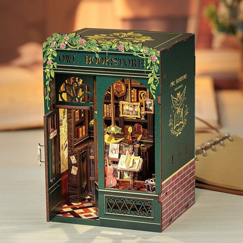 Book Nook - Owl Bookstore - 17x11,5cm
