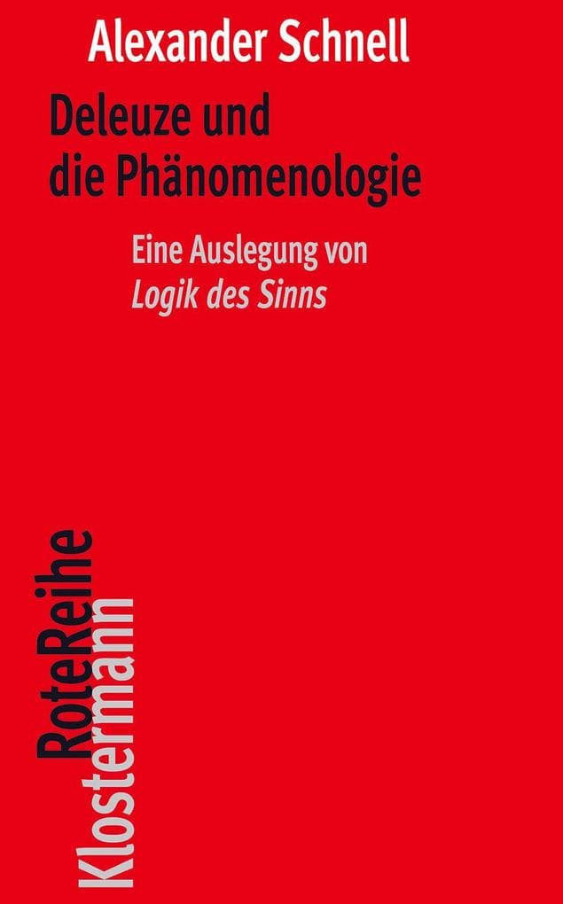 Deleuze und die Phänomenologie