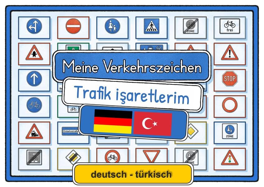 Meine Verkehrszeichen Lernkarten