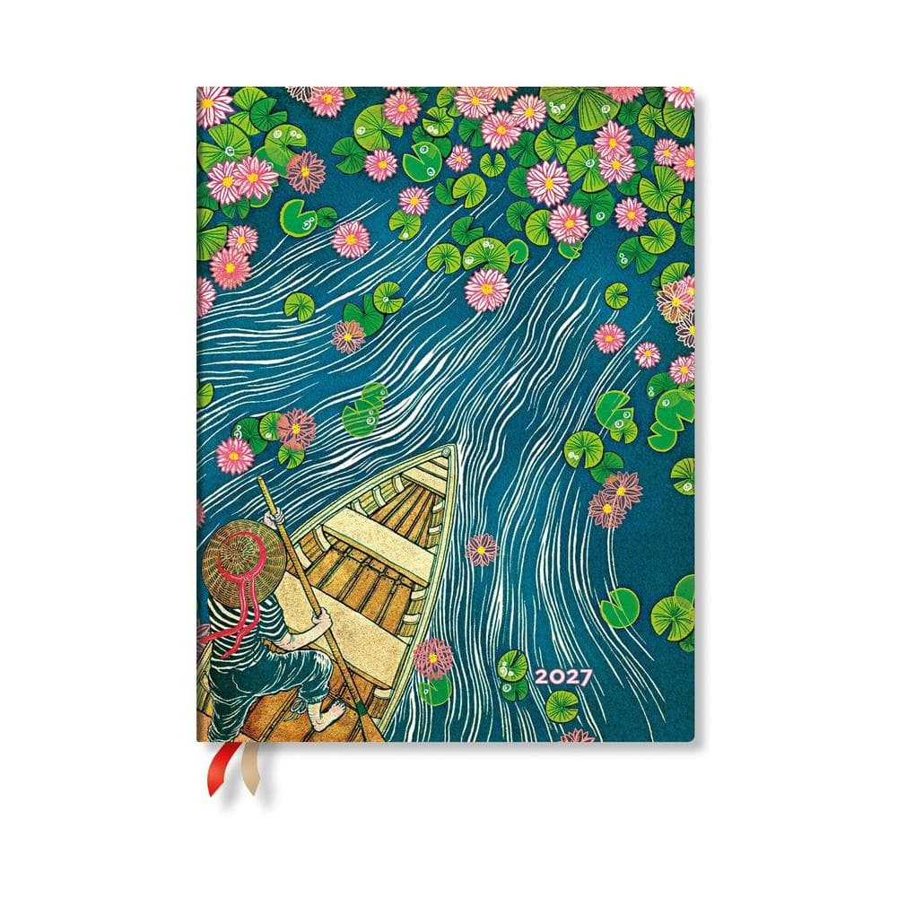 2027 Lotus River Ultra Vertical Softcover 12-Month Weekly Planner, 176pg, 100gsm by Paperblanks (Living with Yuko)