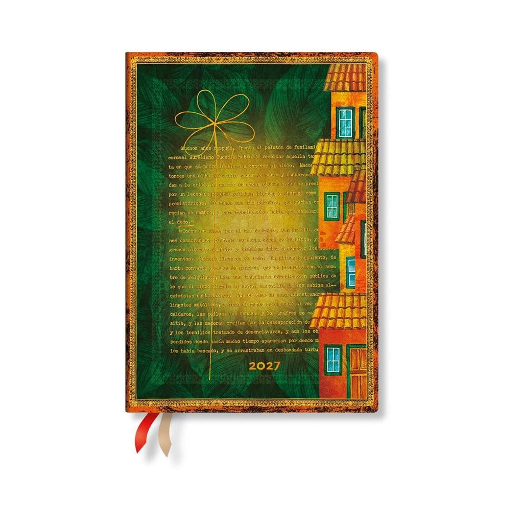 2027 Garcia Marquez, One Hundred Years of Solitude MIDI Vertical Softcover 12-Month Weekly Planner, 176pg, 100gsm by Paperblanks (Embellished Manuscripts Collection)