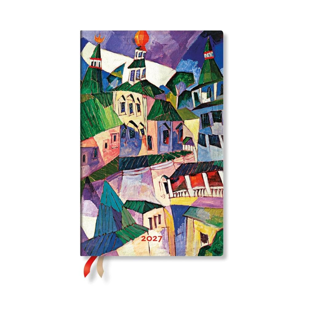 2027 St. Petersburg Maxi Horizontal Softcover 12-Month Weekly Planner, 176pg, 100gsm by Paperblanks (Lentulov's Cityscapes)