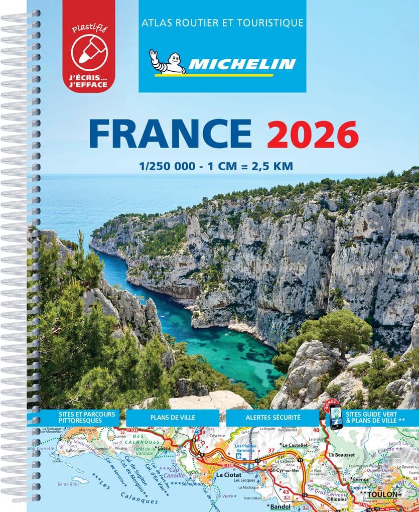 France. Atlas routier et touristique 2026 1:250.000. Ediz. plastificata