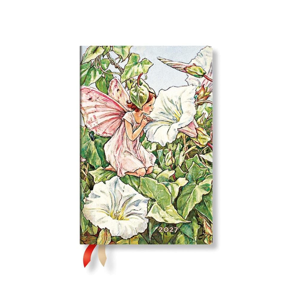 2027 Bindweed Fairy Mini Horizontal Softcover 12-Month Weekly Planner, 176pg, 100gsm by Paperblanks (Flower Fairies)