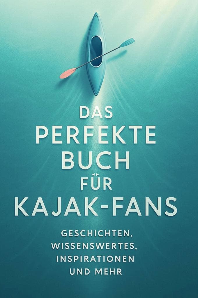 Das perfekte Buch für Kajak-Fans